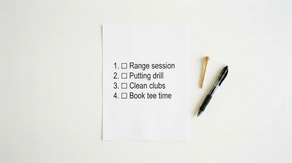 Pre-bet checklist noting recent form, course fit, field strength and weather conditions